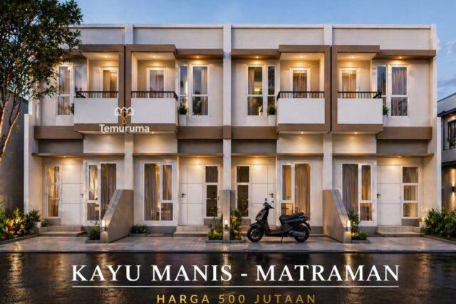 Rumah 500 Jt Dekat RSUD Matraman Jakarta Timur